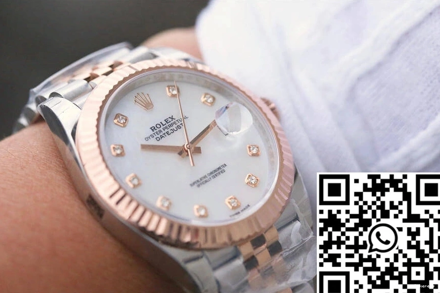 Factory White Rolex Mother-Of-Pearl M126331-0014 Datejust Dial EW 0109